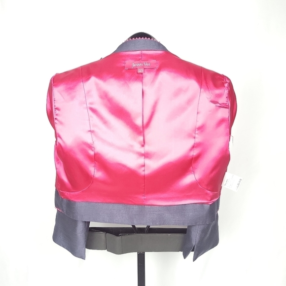 Jaques Vert Formalwear Bolaro Shrug Fuchsia/Silver - Picture 7 of 11
